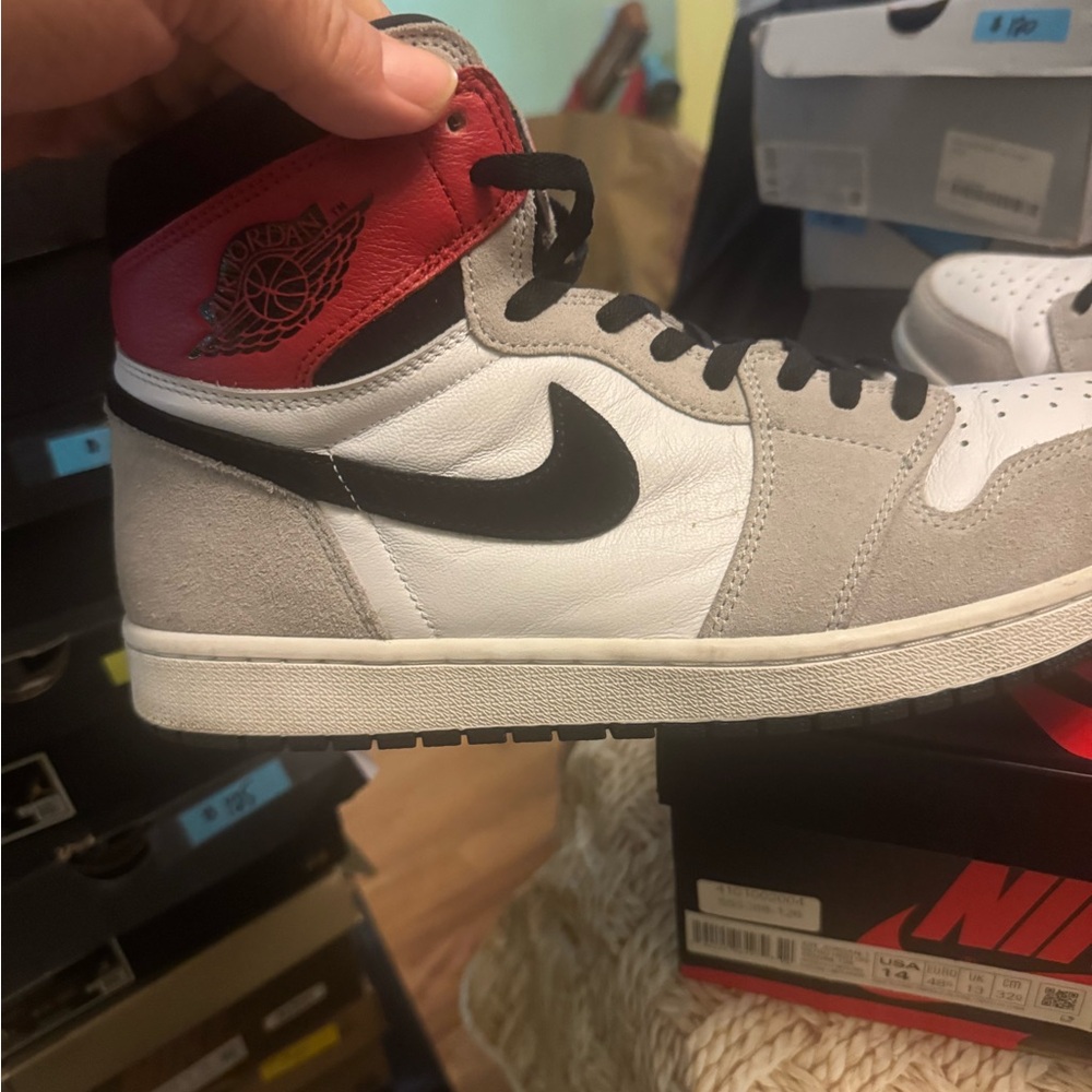 Jordan 1 Retro high Smoke greys sz 14 men great condition!!!